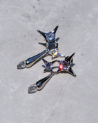 クリスタルドロップイヤリング