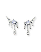 凍った液体のイヤリング