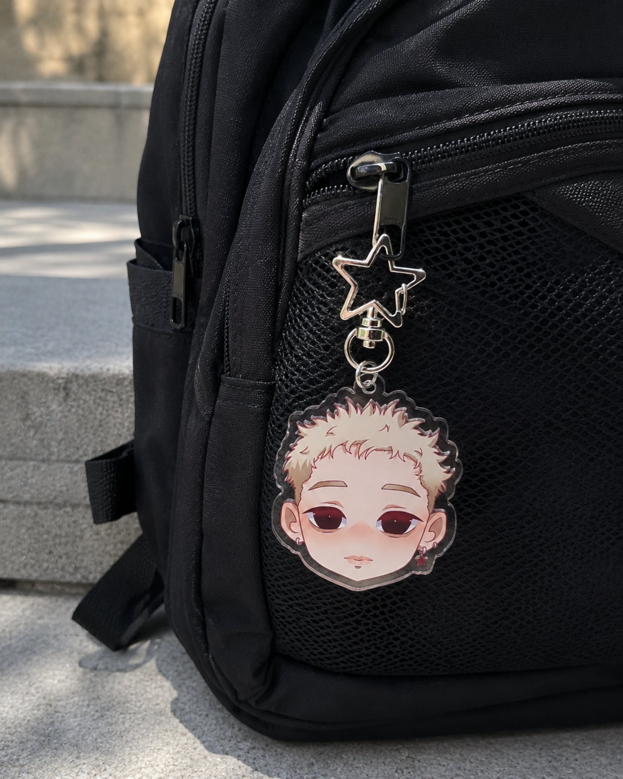 Bang Chan Illustrated Keychain