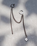 Diamond Chain Dangle and Drop Earring - Nikaneko
