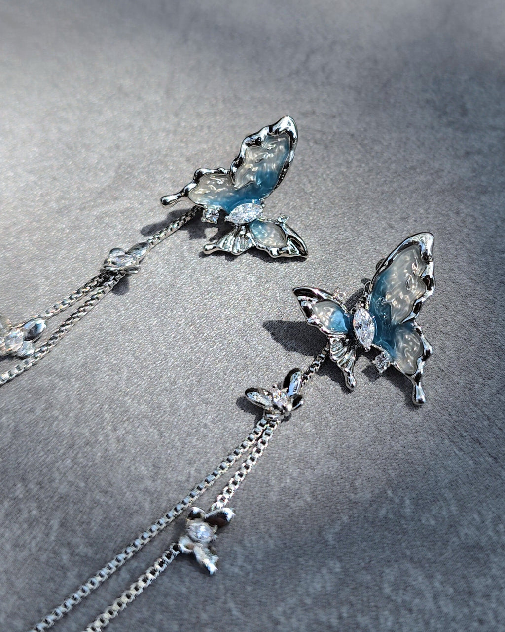 Glacier Wings Dangle & Drop Earrings - Nikaneko