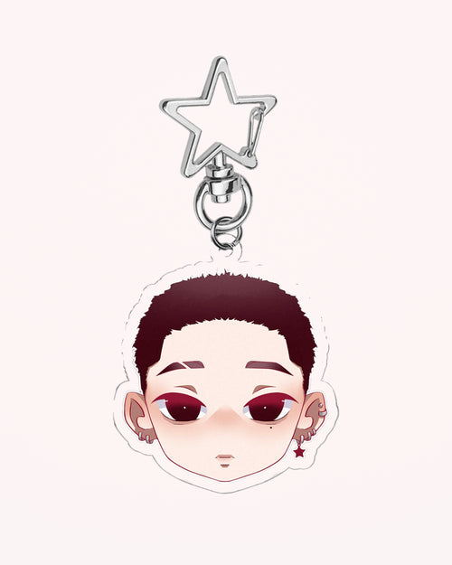 Hyunjin Illustrated Keychain - Nikaneko