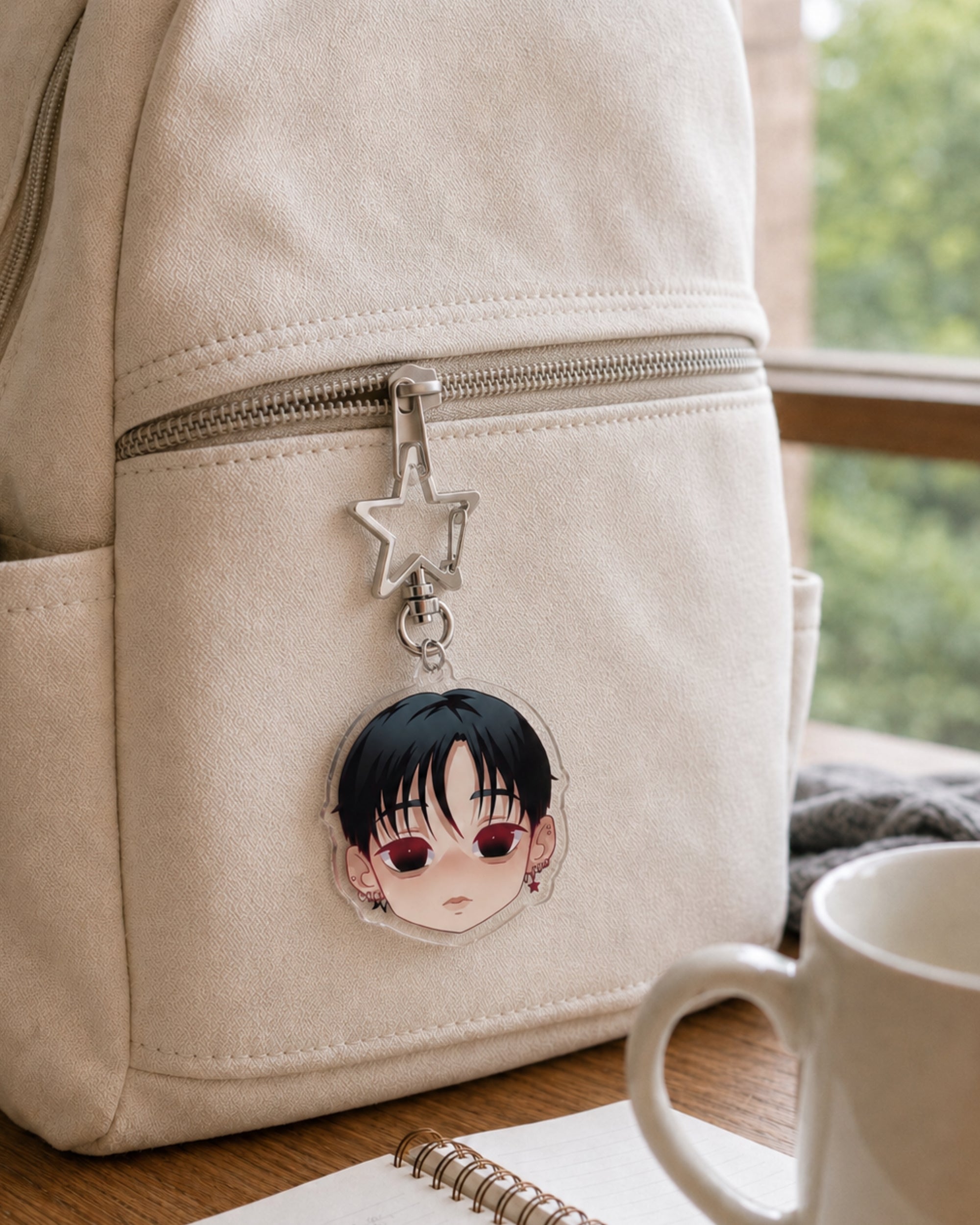 Lee Know Illustrated Keychain
