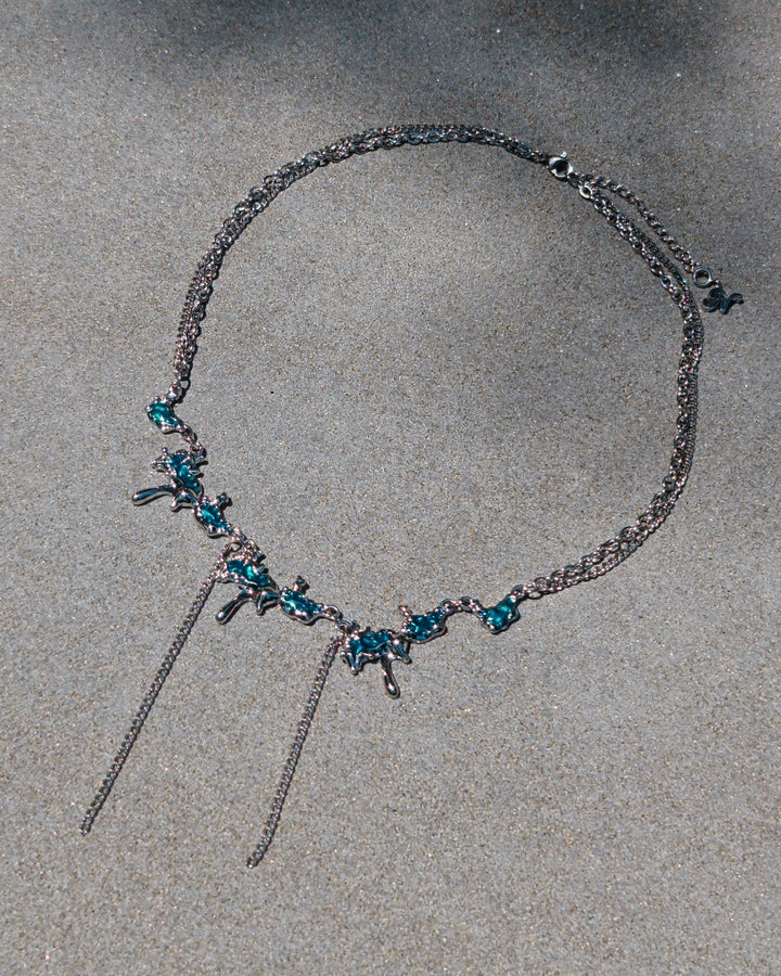 Ocean Blue Necklace - Nikaneko