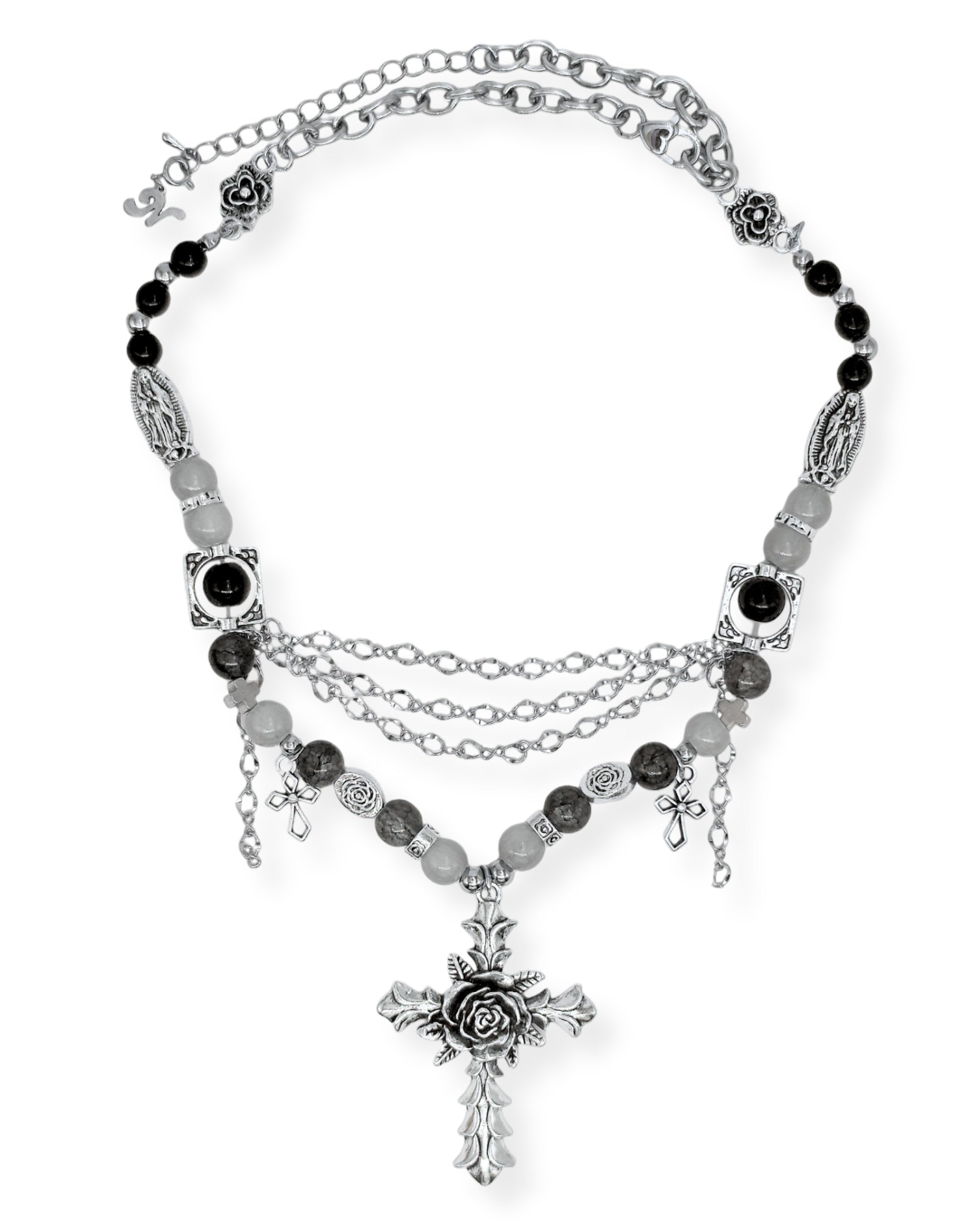 Sacred Rose Cross Necklace BLIND BOX