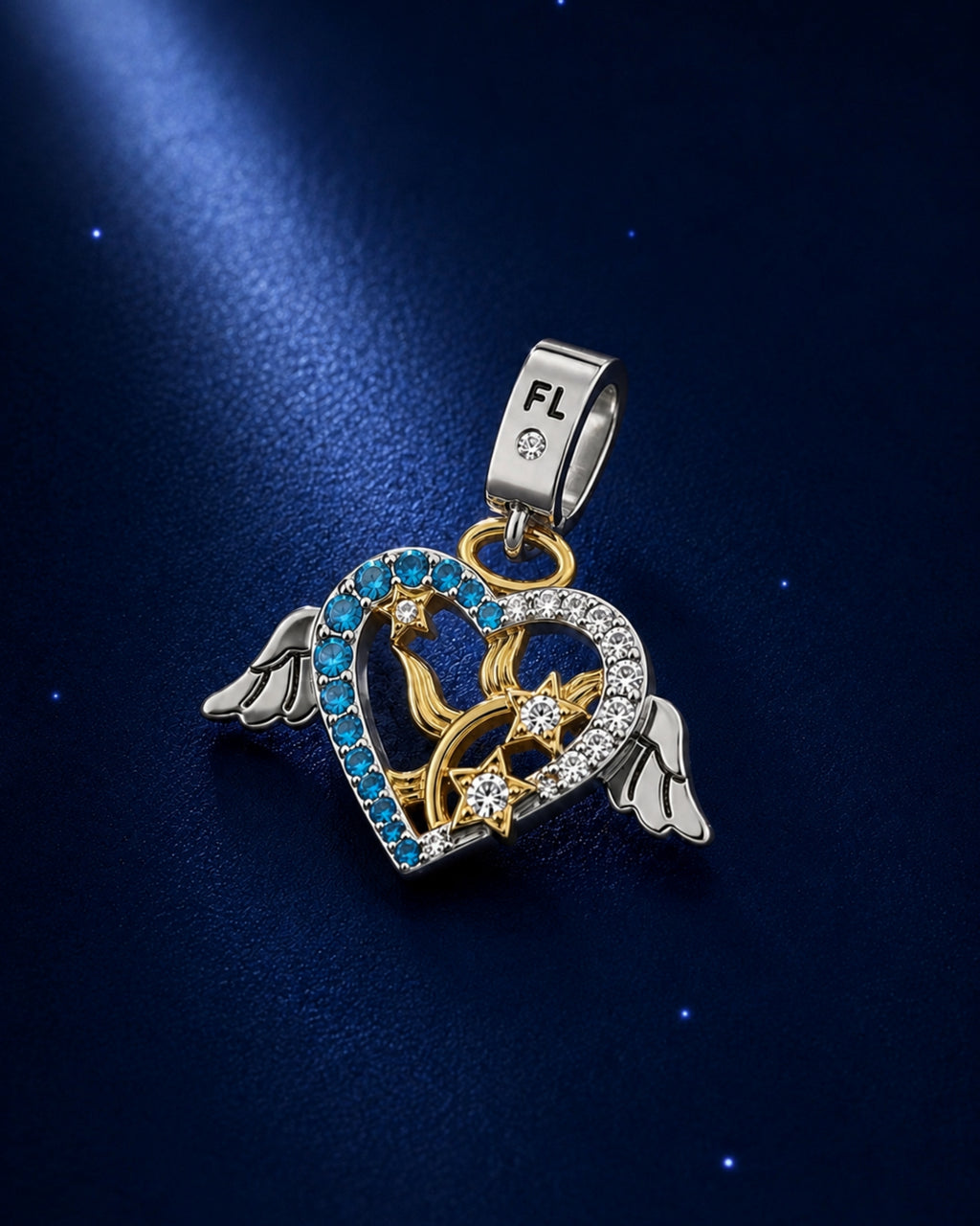 Felix Angel Heart Charm
