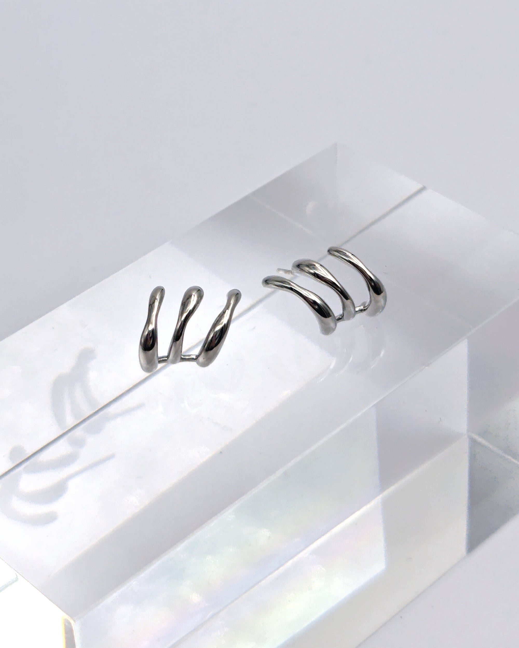 Triple Hoop Earrings - Nikaneko