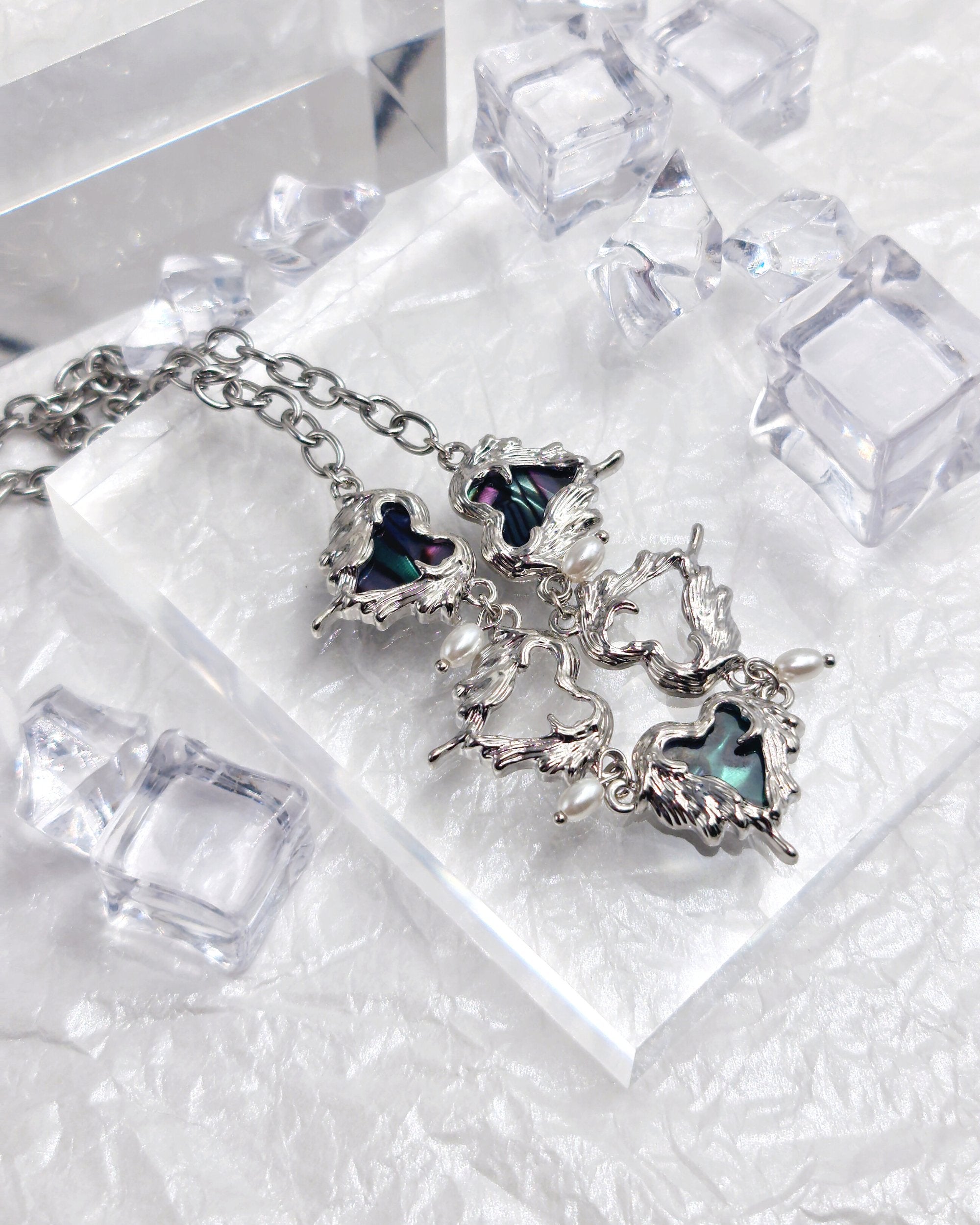 Aurora Heart Necklace - Nikaneko