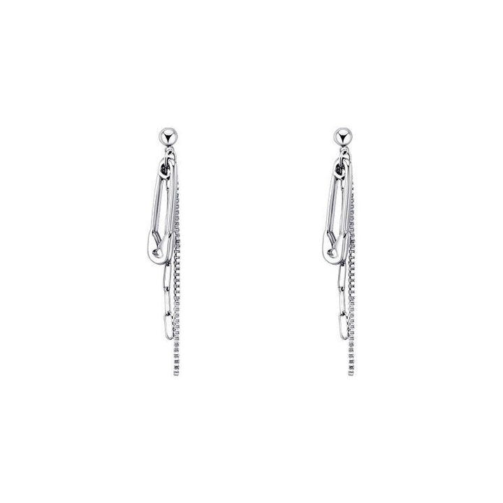 Safety Pin Earrings - Nikaneko